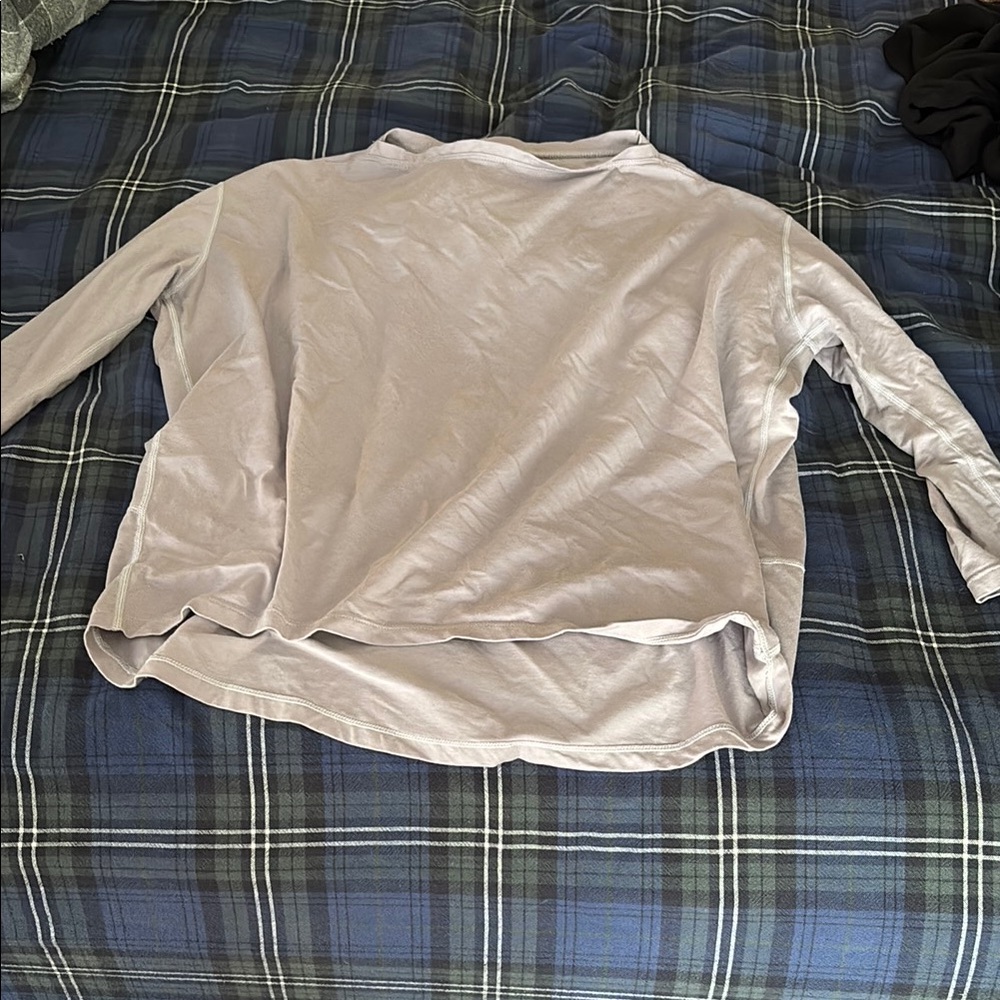 Lululemon Light Purple back in action top